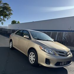 2011 Toyota Corolla Le (gold)