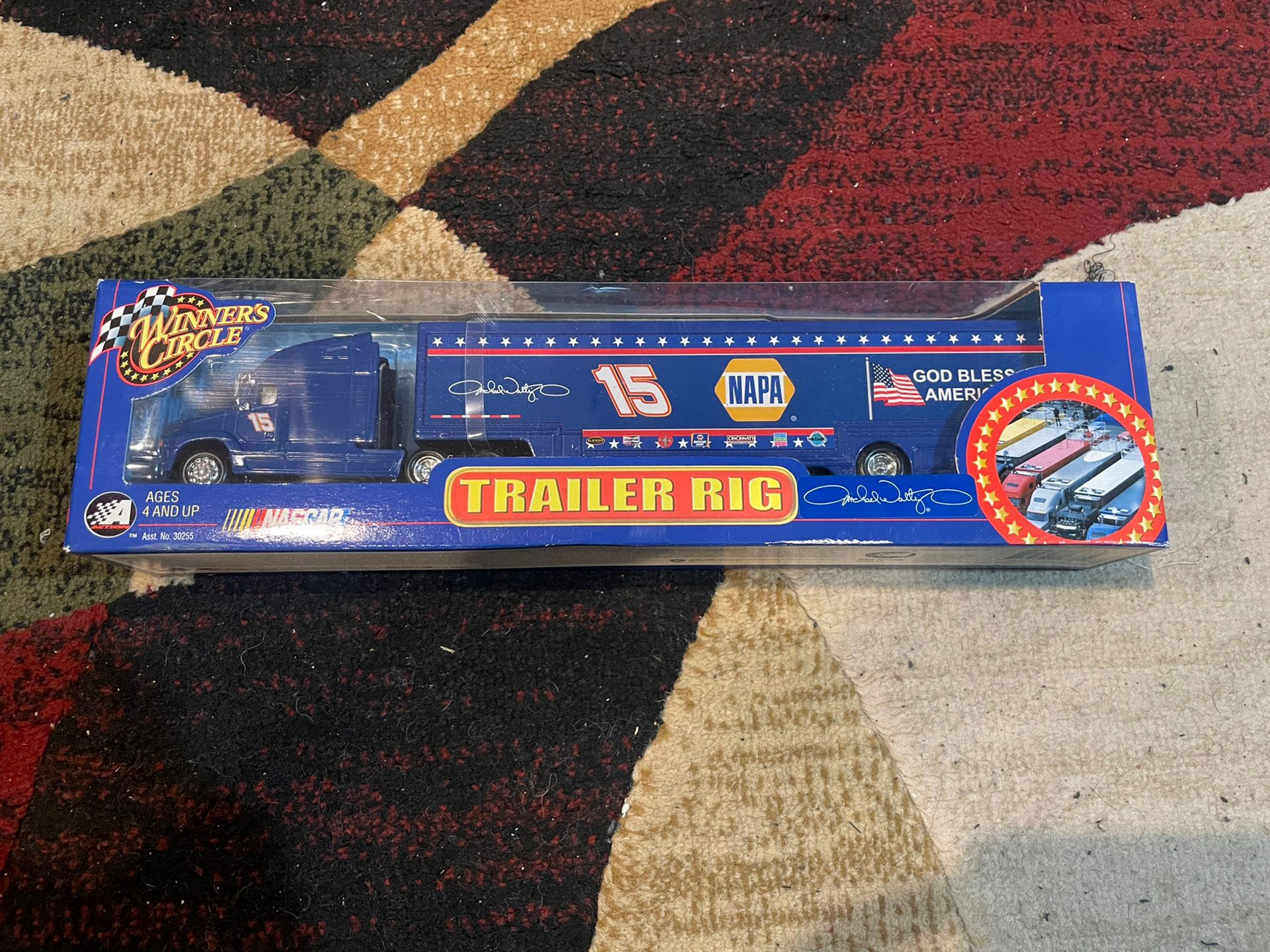 Nascar Winner’s Circle Trailer Rig Toy 2002