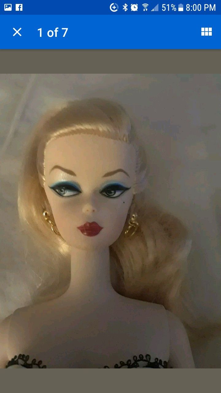 SILKSTONE BARBIE DOLLS DEBUT CAUCASIAN AND A/A DOLLS 2 DOLLS