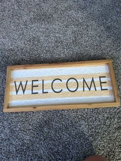 Welcome Sign