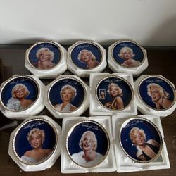 Marilyn Monroe : The Golden Collection - 10 Plate Complete Set 1990's