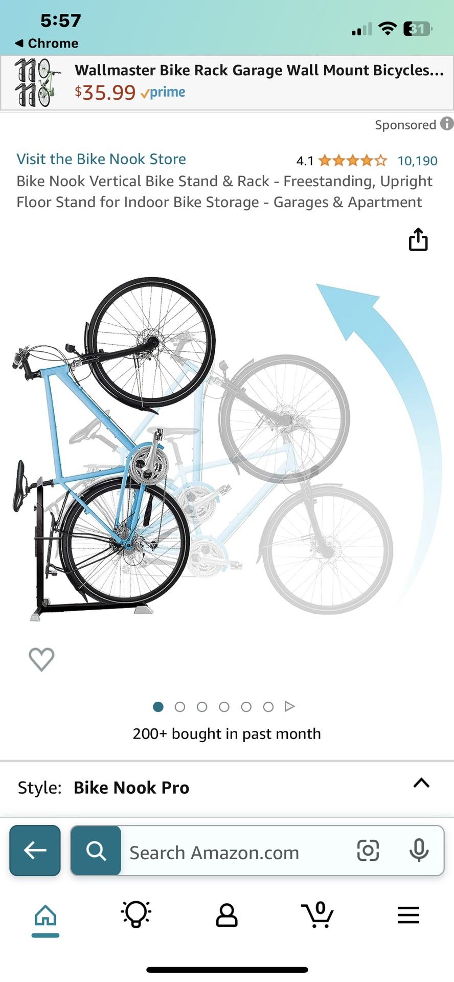 Bike Storage Holder