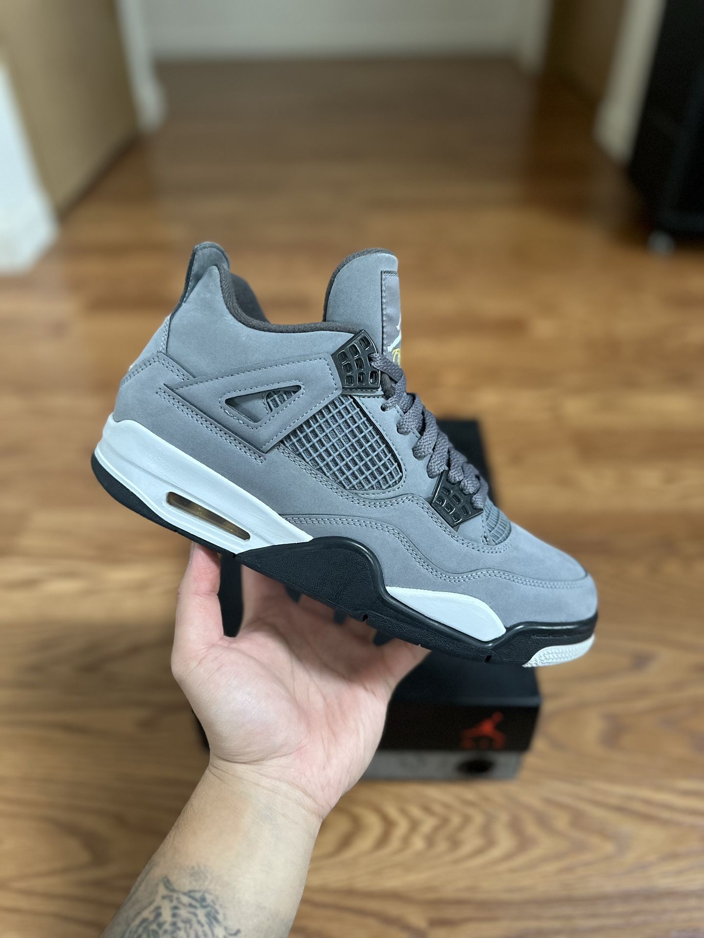 Nike Air Jordan Retro 4 Cool Grey Size 8.5