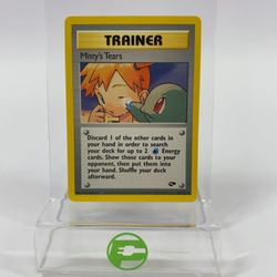 Pokémon TCG Gym Challenge Misty's Tears 118/132 Regular English