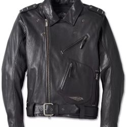 HARLEY DAVIDSON 120th Anniversary Cycle Champ Leather Biker Jacket 3x NEW!!