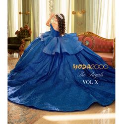 Royal Blue Quinceañera Dress
