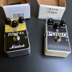 Mr Black BB-74x Blues Breaker & Friday Club PD100 Guitar Pedal