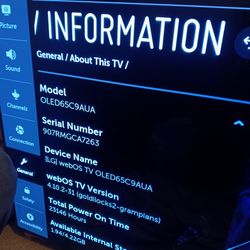 Lg 65in Smart Tv 4k 2020