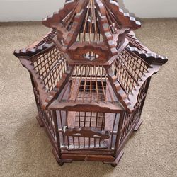 Decorative Wooden Birdcage