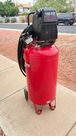 CRAFTSMAN 26-Gallon Air Compressor – 150 PSI – Hose Included