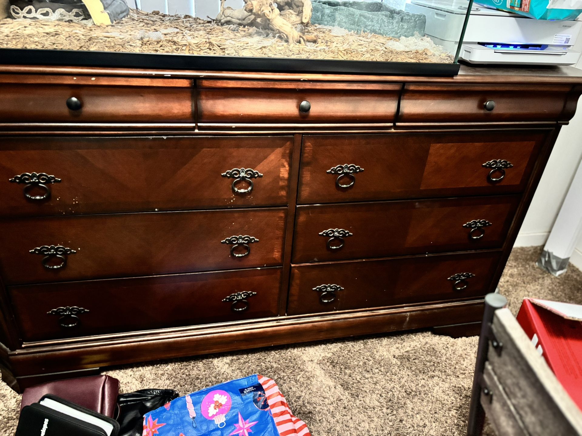 Large Wood Dresser