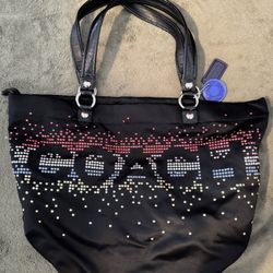 Vintage Coach Special Edition Holiday Tote Bag 