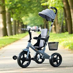 BRAND NEW Folding Kids Tricycle with Parent Push Handle