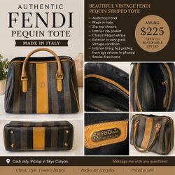 Vintage Fendi Tote