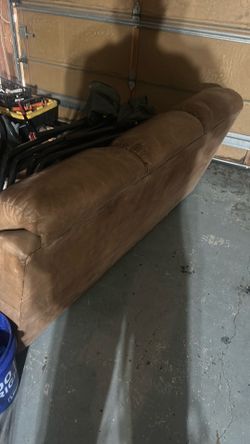 Leather couch