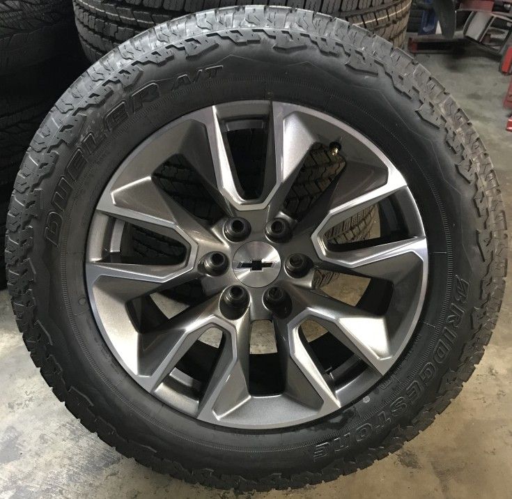 Chevy Tahoe Rims Chevrolet Suburban Wheels Silverado Snowflakes Trail Boss High Country Ltz Rst Z71 Yukon Sierra Denali Cadillac Escalade 