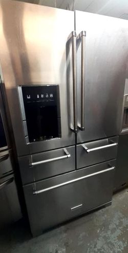 Kitchen Aid 5-Door Stainless Steel Fridge
