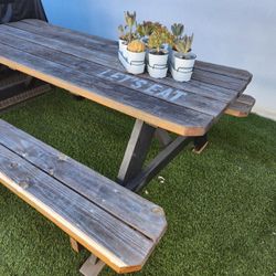 Solid Wood Picnic Table