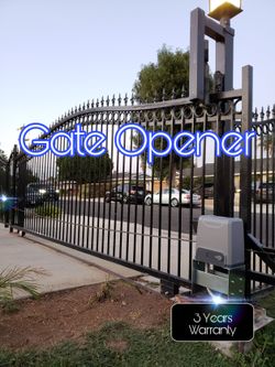 Gate Opener New . Motor Para Puerta Nuevo .