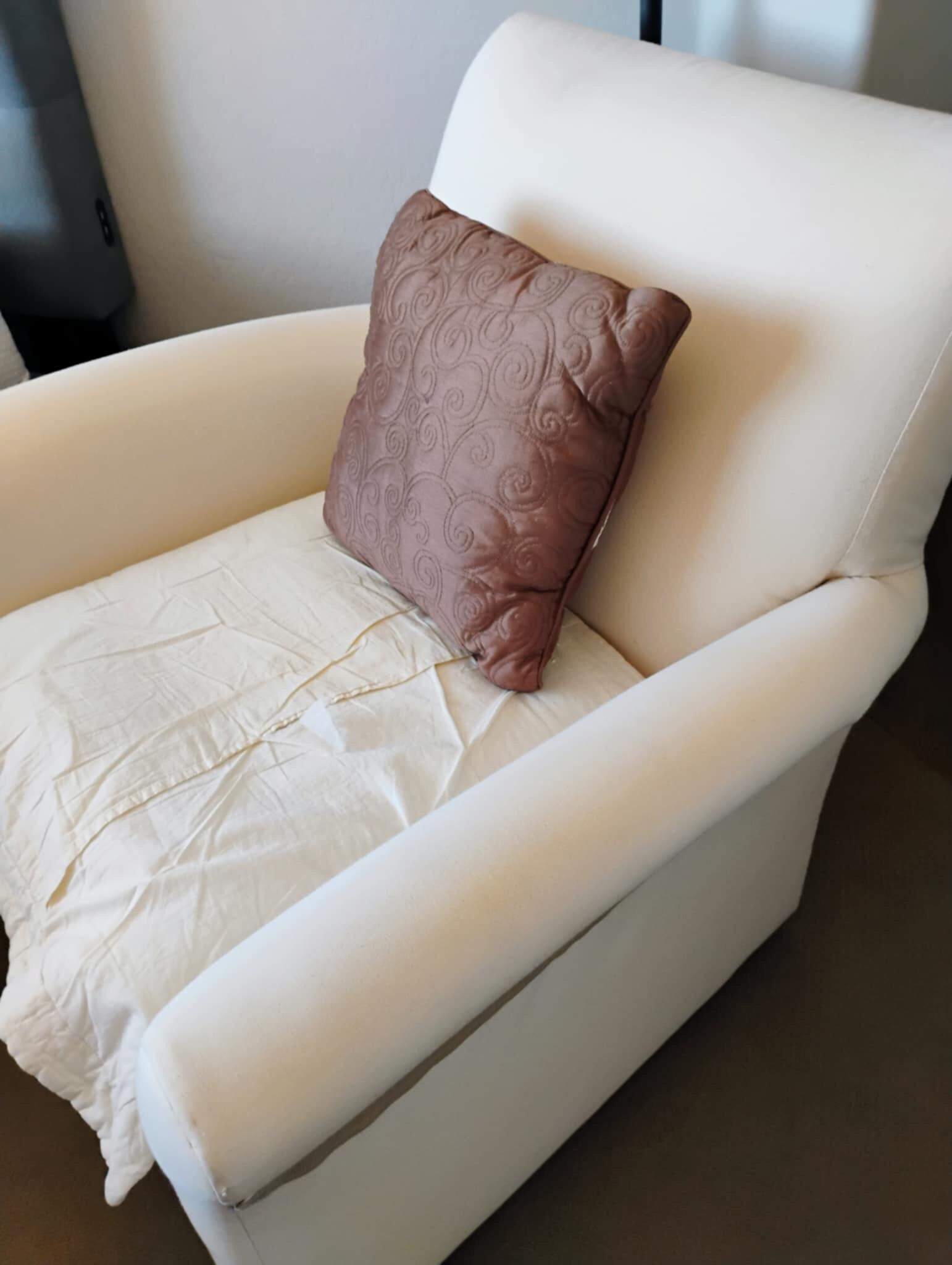 Small Beige Arm Chair