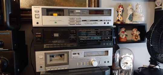 3 VINTAGE TAPE DECKS AVAILABLE CLICK ON PICTURE YOU WILL GET FULL PICTURE SIZE PRICES VERY 