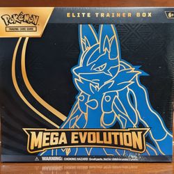 NEW/SEALED! Mega Evolution Lucario ETB