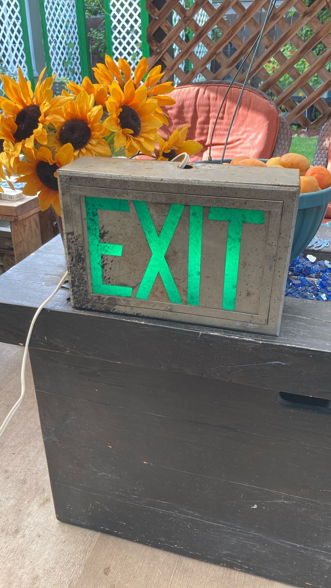 Old Exit Sign