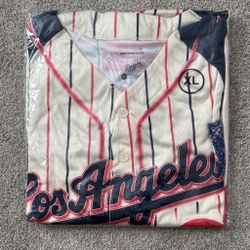Los Angeles Dodgers Jersey from Japanese Heritage Night, Size XL