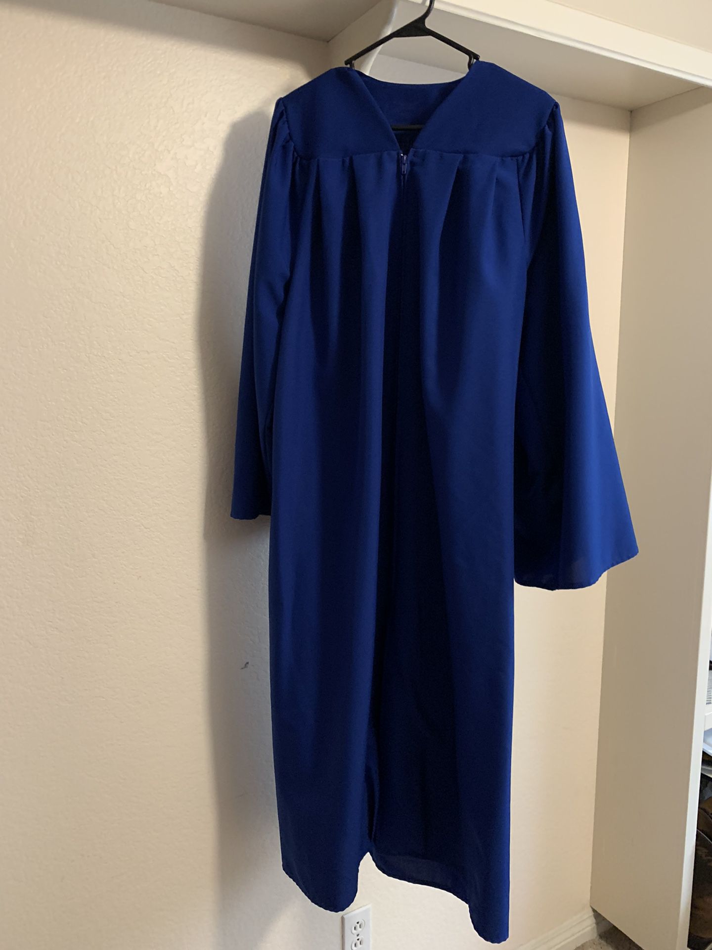 PERFECT FOR YOUR GRADUATE:  Royal Blue Graduation Gown With Cap