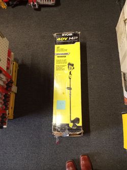RYOBI 17" 40V CORDLESS CARBON FIBER SHAFT STRING TRIMMER (TOOL ONLY)