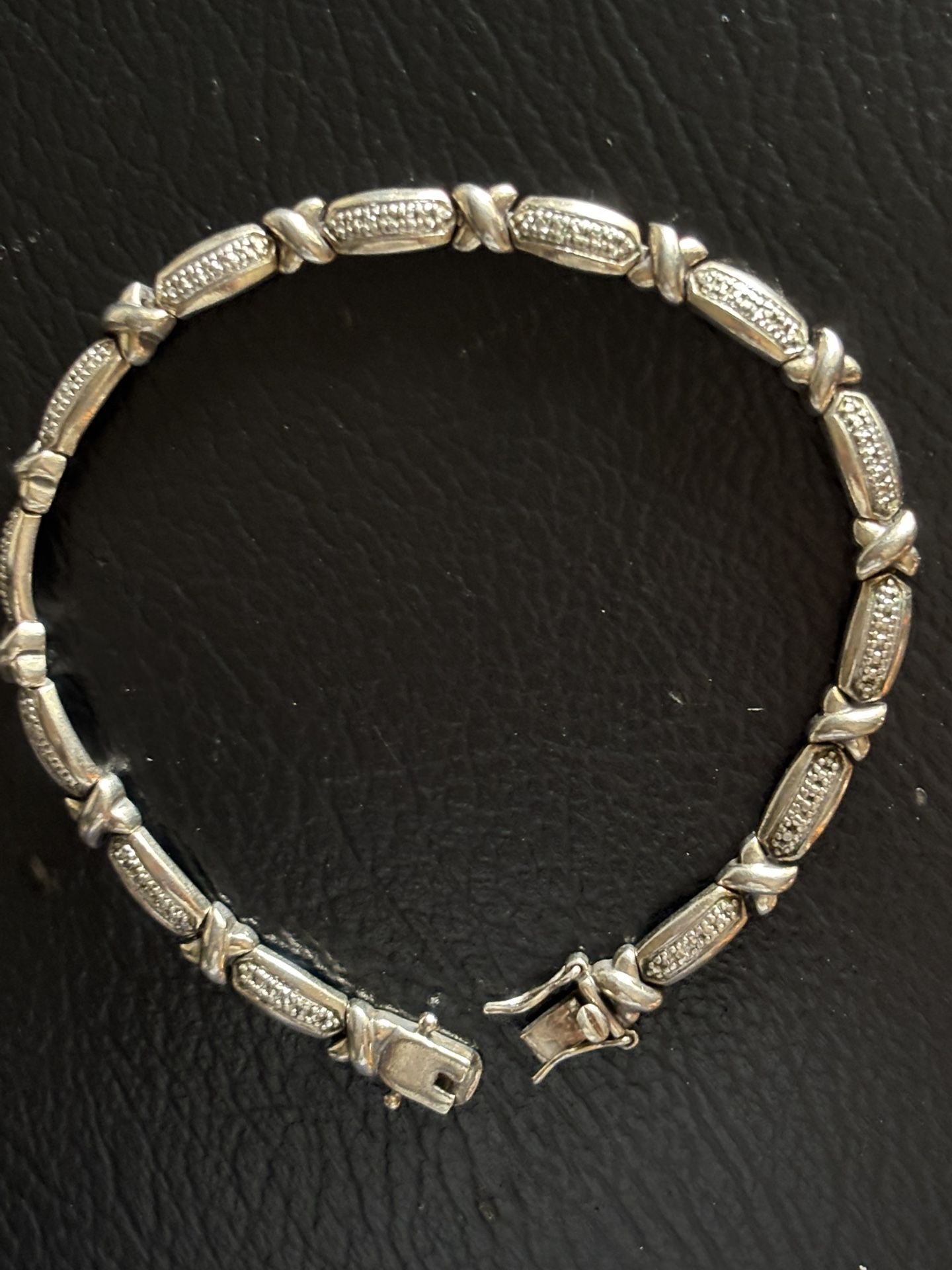 8" Sterling Silver Tennis Bracelet 