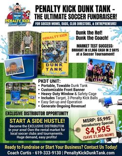 Soccer Dunk Tank MONEY MAKER!! 💰