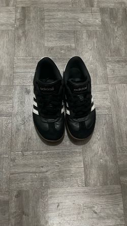 Adidas Black Sneakers with White Stripes