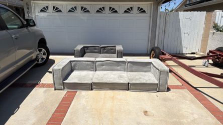 Pottery Barn Teen Sectional couch sofa modular.
