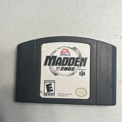 Nintendo 64 madden 2002