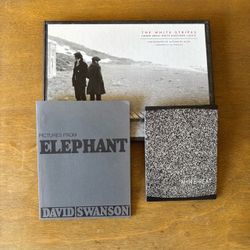 Lot of 3 White Stripes Books and DVD Elephant