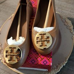 NEW TORRY BURCH LEATHER FLATS SUPER SOFT LEATHER 