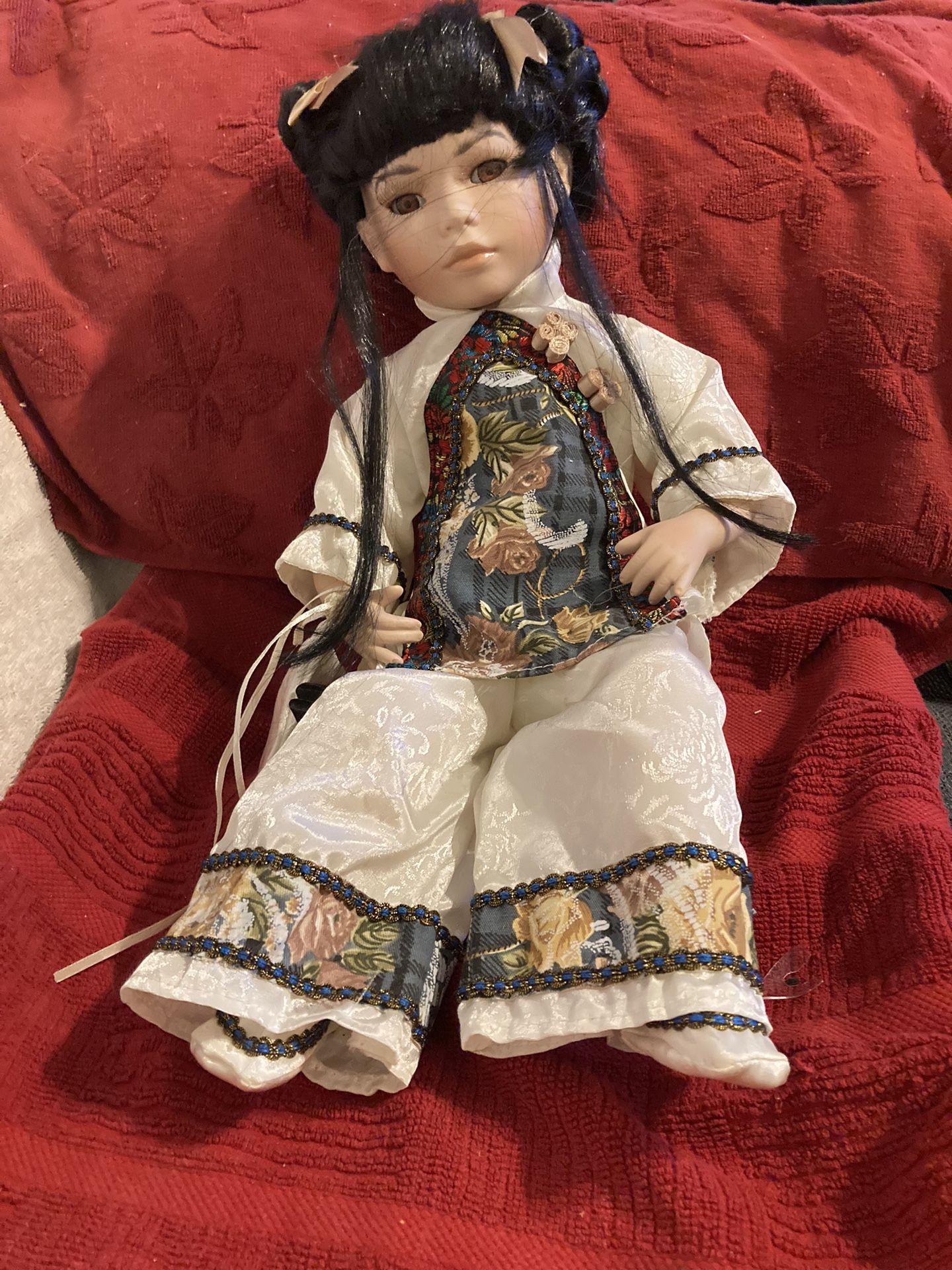 Lotus Show Stopper Porcelain Doll