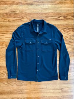 Vuori Long Sleeve Shirt - like new (Dark Navy Blue, Medium)