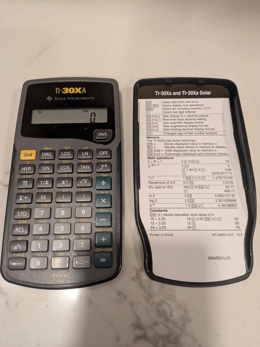 Scientific calculator 