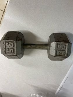 35 Pound Dumbbell