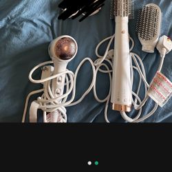 T3 Set; Airebrush brush Duo, Blow Dryer 