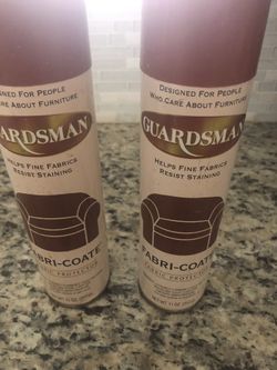 Two full cans of fabric protector 🌸