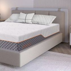 ❤️‍🔥 ESHINE 14 inch Hybrid Memory Foam Mattress for adjustable bed, King$380