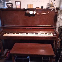 Old Vintage Krutzmann 1920s Upright Piano Still Plays