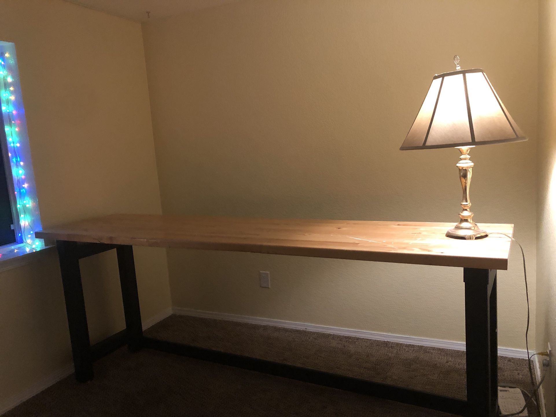 Shop / Utility Bench/ Table Steel Frame Solid Maple Top $75 OBO