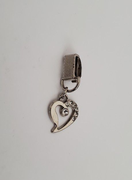Heart shaped charm pendant