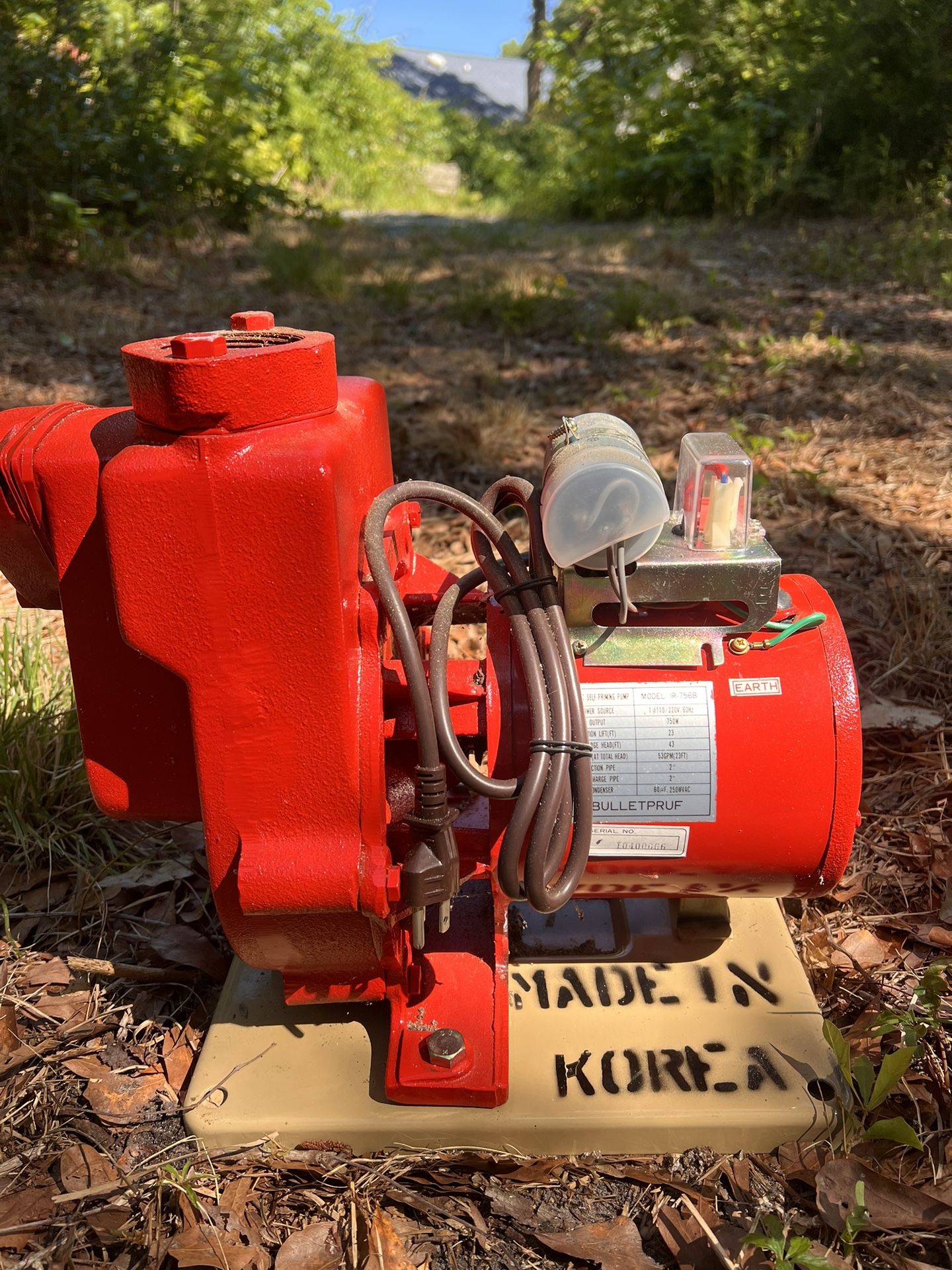 Self Priming Pump