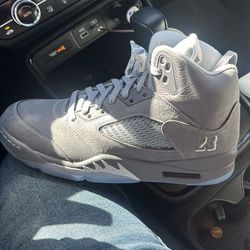 Jordan 5 wolf grey size 10.5