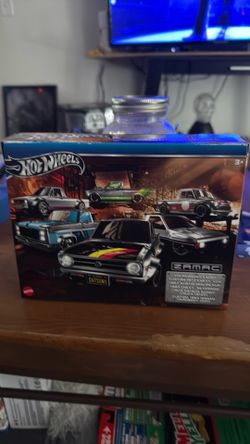 1:64 Hot Wheels 2024 ZAMAC Pickup Truck Set 6 pcs. VW, Chevy, Datsun, Nissan HRX